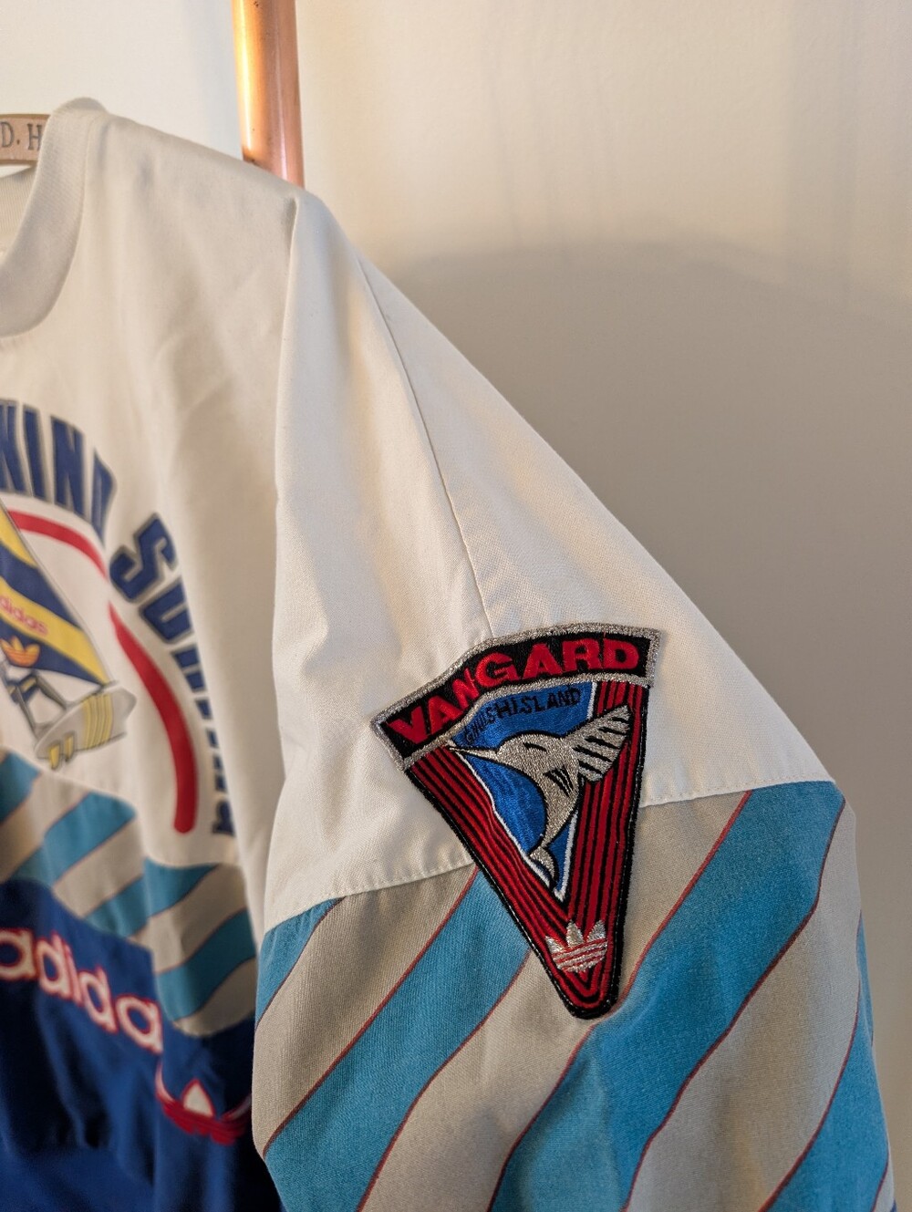 🔥RARE Vintage 1980s Adidas Vangard Windsurfing crewneck sweatshirt - Unisex 🔥 - Picture 7 of 16